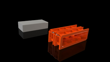 Concrete block mould - Flat