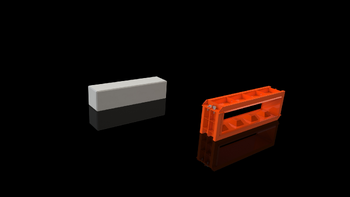 Concrete block mould - Flat