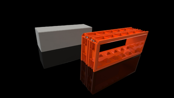 Concrete block mould - Flat