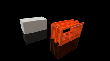 Concrete block mould - Flat