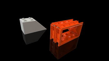 Concrete block mould - Slope